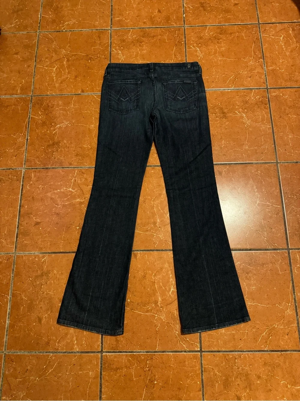 7 For All Mankind Women’s Bootcut Jeans Black Denim – Size 30